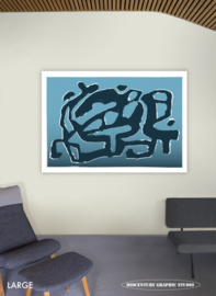 ARCHEOLOGY-2  | Midcentury Graphic Studio | Werk op aluminium mat wit