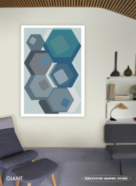 NETWORK | Midcentury Graphic Studio | Werk op aluminium mat wit