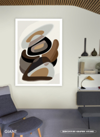 ANGEL | Midcentury Graphic Studio | Werk op aluminium mat wit