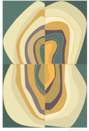 CORE | Midcentury Graphic Studio | Werk op aluminium mat wit