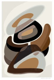 ANGEL | Midcentury Graphic Studio | Werk op aluminium mat wit