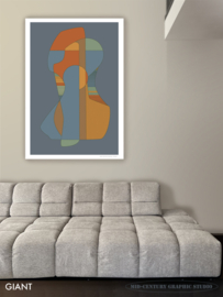 MUSIC | Midcentury Graphic Studio | Werk op aluminium mat wit