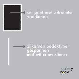 NICOTINE (multicolor) | Caspar Luuk | Art print op canvas