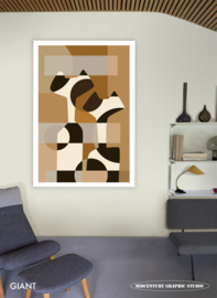 CATS | Midcentury Graphic Studio | Werk op aluminium mat wit