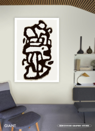 ARCHEOLOGY-1  | Midcentury Graphic Studio | Werk op aluminium mat wit