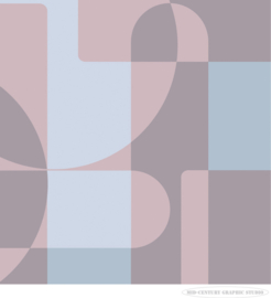 JUKEBOX (pink) | Midcentury Graphic Studio | Werk op aluminium mat wit