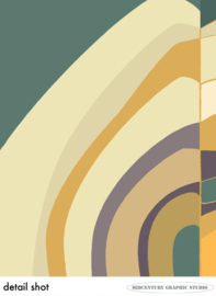CORE | Midcentury Graphic Studio | Werk op aluminium mat wit