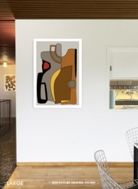 CERAMIC | Midcentury Graphic Studio | Werk op aluminium mat wit