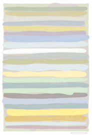 STRIPES 60 | Midcentury Graphic Studio | Werk op aluminium mat wit