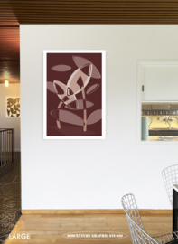 DANDELION | Midcentury Graphic Studio | Werk op aluminium mat wit