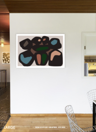 FAMILY (multicolor)  | Midcentury Graphic Studio | Werk op aluminium mat wit