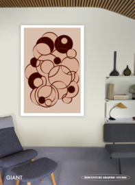 SOAP (pink) | Midcentury Graphic Studio | Werk op aluminium mat wit