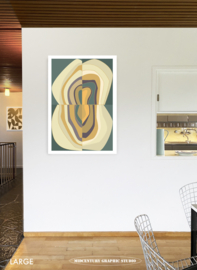 CORE | Midcentury Graphic Studio | Werk op aluminium mat wit