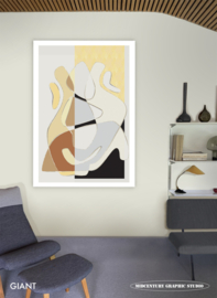 ROCKER | Midcentury Graphic Studio | Werk op aluminium mat wit