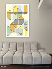 FRUIT SALAD | Midcentury Graphic Studio | Werk op aluminium mat wit