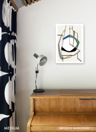 RING | Midcentury Graphic Studio | Werk op aluminium mat wit