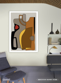 CERAMIC | Midcentury Graphic Studio | Werk op aluminium mat wit
