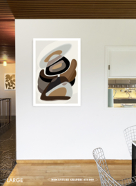 ANGEL | Midcentury Graphic Studio | Werk op aluminium mat wit