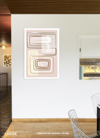 INSIDE OUT | Midcentury Graphic Studio | Werk op aluminium mat wit