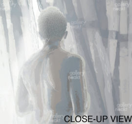 SILENT WITNESS (grey) | Caspar Luuk | Art print op GLASS-effect