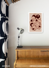 SOAP (pink) | Midcentury Graphic Studio | Werk op aluminium mat wit