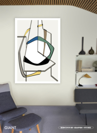 RING | Midcentury Graphic Studio | Werk op aluminium mat wit