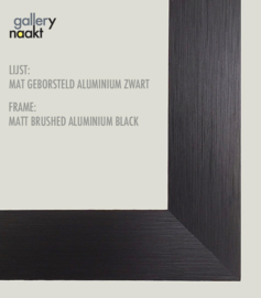 BLACK WIDOW  (dark lavender) | Caspar Luuk | Art print op luxe papier ingelijst met passe-partout