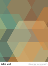 BEEHIVE | Midcentury Graphic Studio | Werk op aluminium mat wit