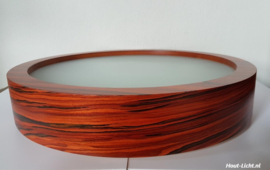 plafondlamp Lukomo Palissander Hout 43 cm