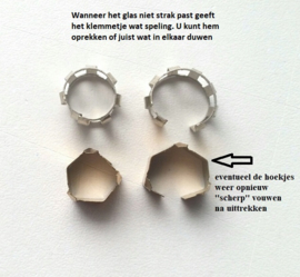 klem voor g4 halogeen fitting / glas (10 stuks)