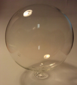 los helder glas bol 10 cm (g4 lampje)