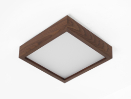 plafondlamp hout 40 cm vierkant