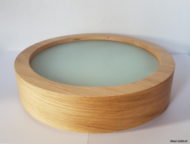 Plafondlamp Lukomo Eiken hout 35 cm