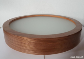 Plafondlamp Lukomo Walnoot hout (donker) 43 cm