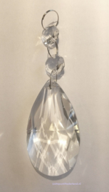 los glas diamant pegel ''traan'' 6 cm kroonluchter
