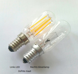 afzuigkaplamp LED 4 watt = 40 watt E14