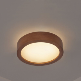 plafondlamp Lukomo Meranti Hout 43 cm