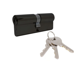 Cilinder slot 30/30 standaard zwart