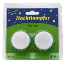 nacht orientatie lampje (2 stuks)