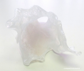 Bloem glas Murano wit gevlamd E14