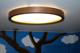 Plafondlamp Lukomo Walnoot hout (donker)