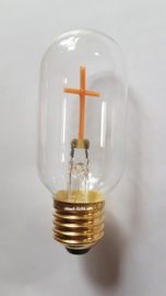 kruislampje grote fitting E27 (LED)