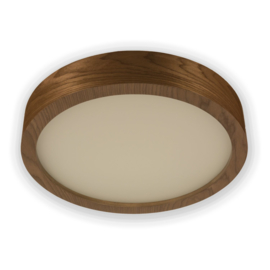 Plafondlamp Lukomo Walnoot hout (donker)