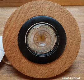 inbouwspot hout rond - Eiken LED