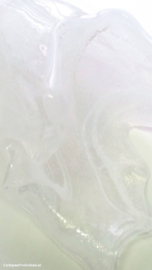 Bloem glas Murano wit gevlamd E14