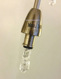 klem voor g4 halogeen fitting / glas (10 stuks)