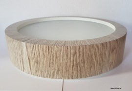 Plafondlamp Lukomo Grijs Eiken 35 cm