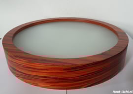 plafondlamp Lukomo Palissander Hout 43 cm