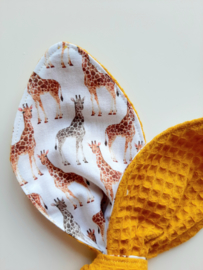 Bijtring knuffeldoek Raffies & oker