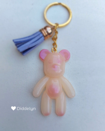 Sleutelhanger Teddy bear - Licht Roze